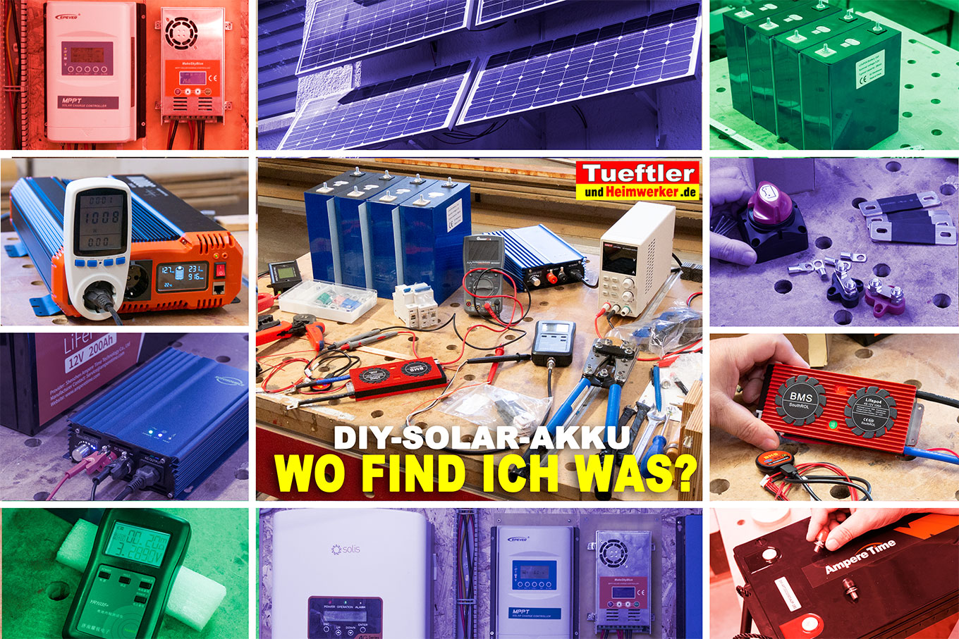 Solaranlage, Akku selbst gebaut, wo bekommt man was?