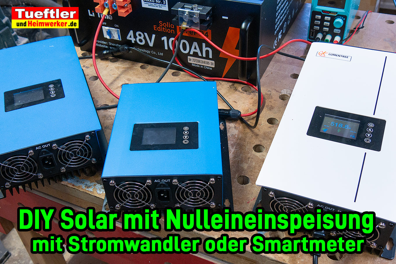 Balkonsolaranlage mit Speicher und Nulleinspeisung selber bauen