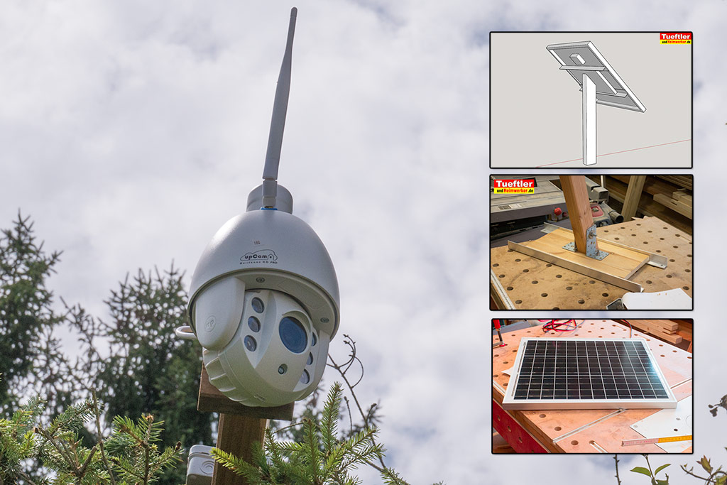 Überwachungskamera und Solarmodul installieren – Tueftler-und-Heimwerker.de