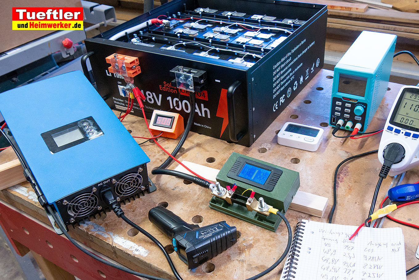 LiTime 48V 100Ah LiFePO4 Rack Batterie im Metallgehäuse