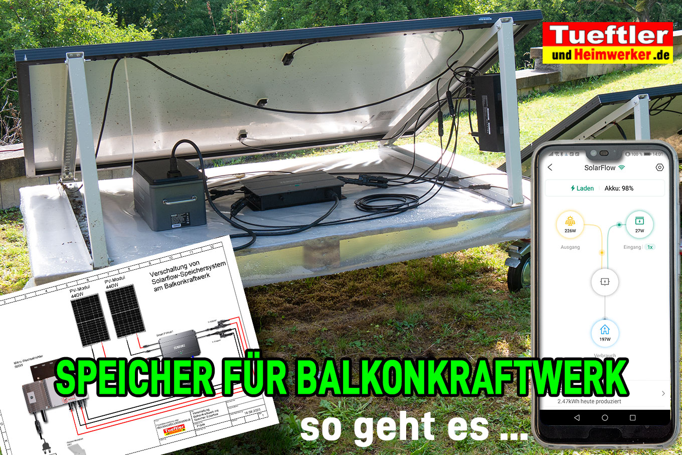Speicher für Balkonkraftwerk – Zendure SolarFlow im Praxistest