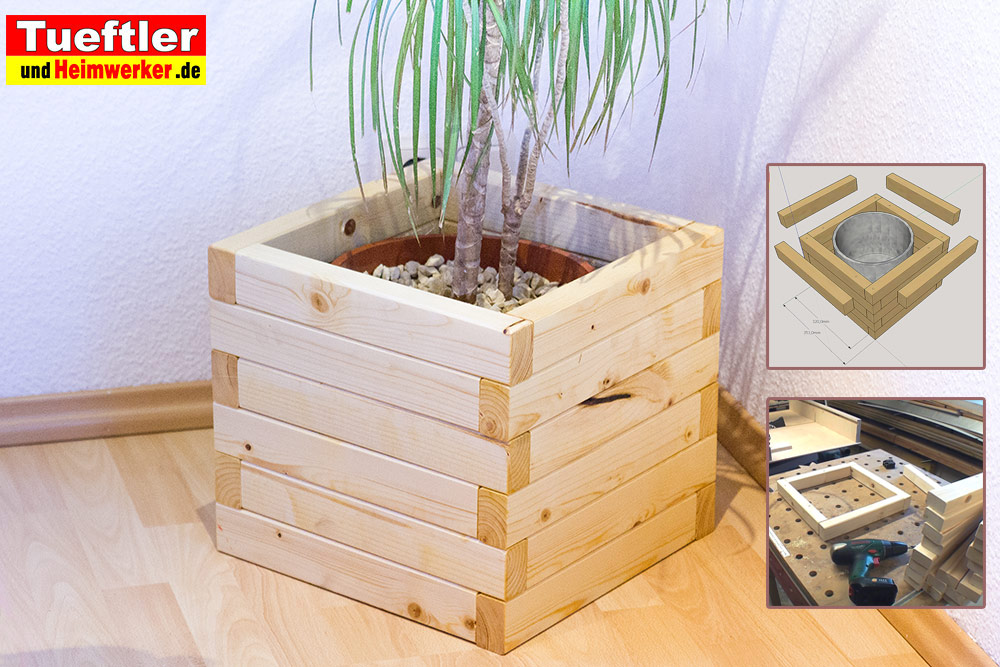 Blumenkübel / Pflanzkübel schnell selbst gebaut