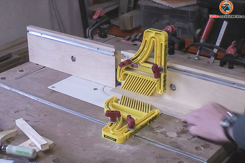 Parallel-Fräsanschlag für Werktisch selber bauen