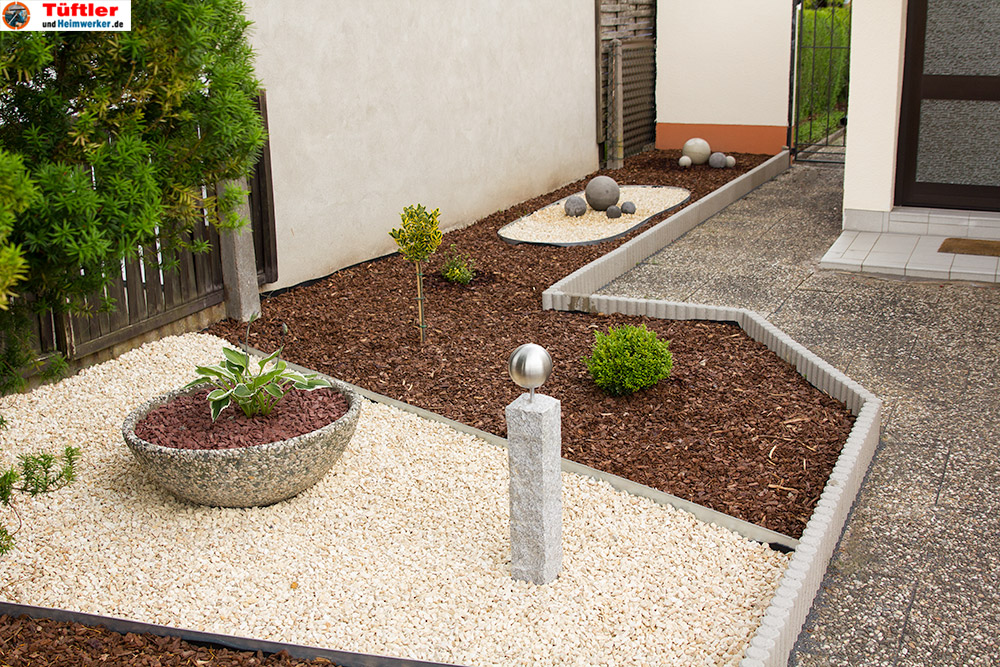 Granitsäule und Beton-Deko selbst gemacht